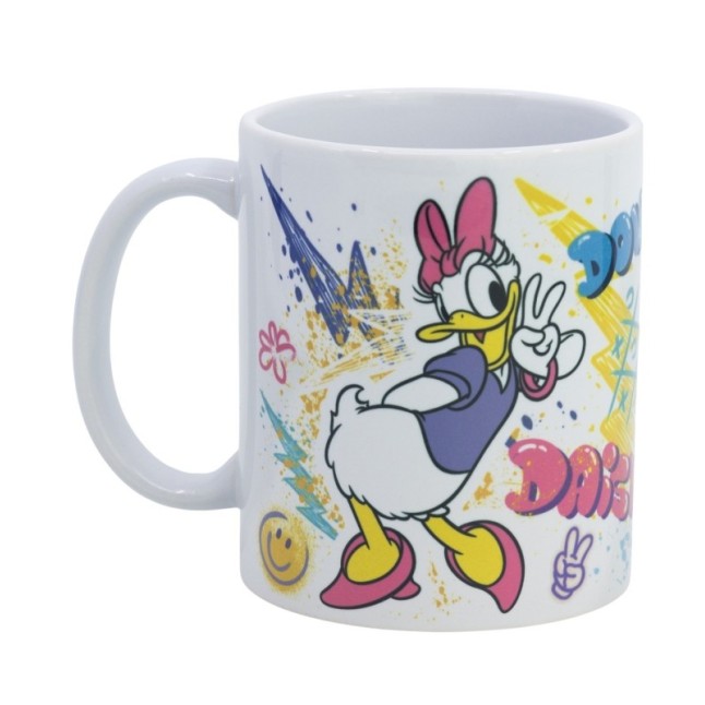 CERAMIC SB MUG 11 OZ IN BOX DONALD DAISY GRAFFITI