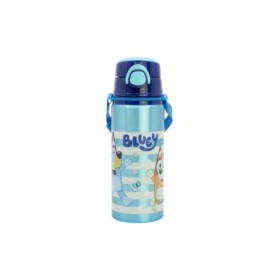ALUMINIUM POP UP BOTTLE WITH STRAP 730 ML BLUEY