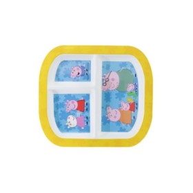 RECTANGULAR DIVIDED PLATE PEPPA PIG