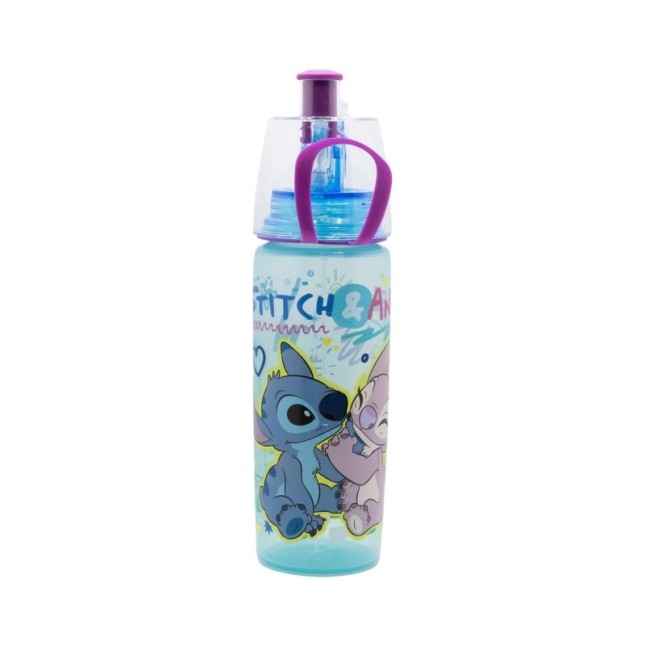 SPRAYER DRINK BOTTLE 575 ML STITCH DRAWING
