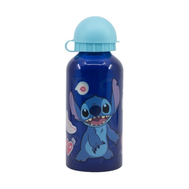 ALUMINIUM BOTTLE 400 ML STITCH PALMS