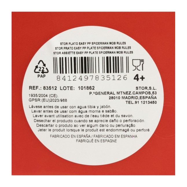 EASY PP PLATE SPIDERMAN MOB RULES