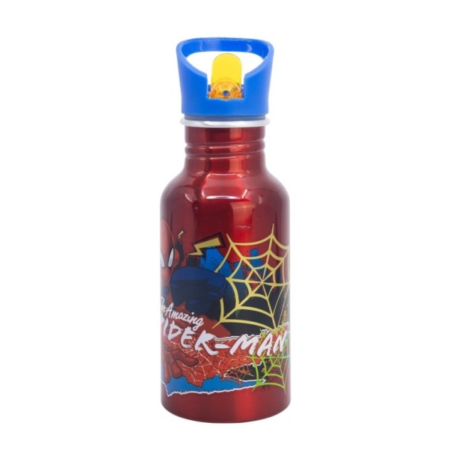 NEVADA ALUMINIUM SIPPER BOTTLE 545 ML SPIDERMAN MOVING TARGET