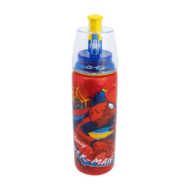 SPRAYER DRINK BOTTLE 575 ML SPIDERMAN MOVING TARGET