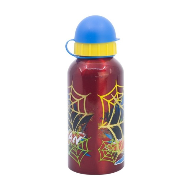 ALUMINIUM BOTTLE 400 ML SPIDERMAN MOVING TARGET