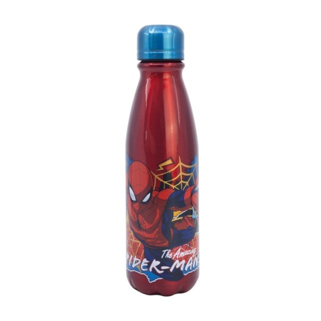 DAILY ALUMINIUM BOTTLE 600 ML SPIDERMAN MOVING TARGET