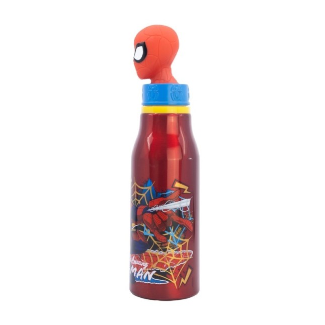 3D FIGURINE ALUMINIUM BOTTLE 690 ML SPIDERMAN MOVING TARGET