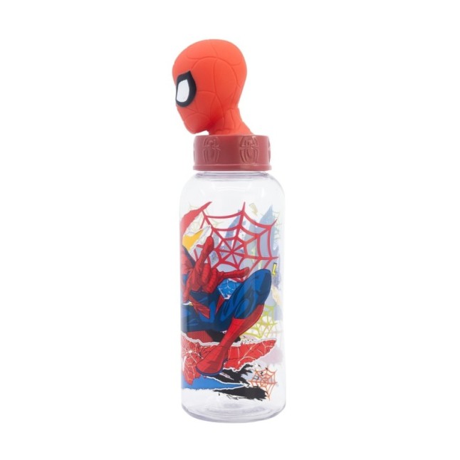 3D ECOZEN FIGURINE BOTTLE 560 ML SPIDERMAN MOVING TARGET