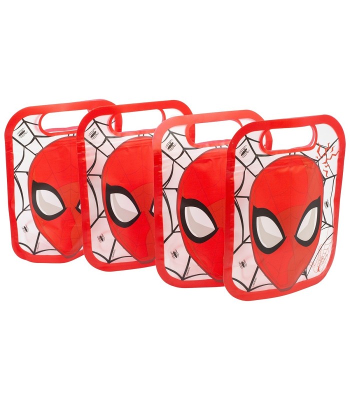 4 ZIPPER BAGS SET SPIDERMAN MOVING TARGET