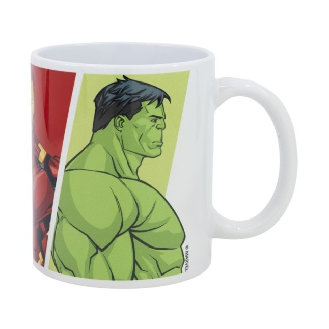 CERAMIC SB MUG 11 OZ IN BOX AVENGERS GROUP COLLAGE