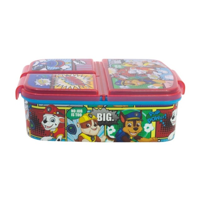MULTI COMPARTMENT SANDWICH BOX PAW PATROL COMIC