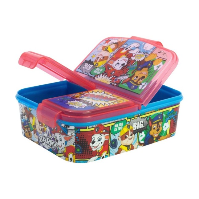 MULTI COMPARTMENT SANDWICH BOX PAW PATROL COMIC