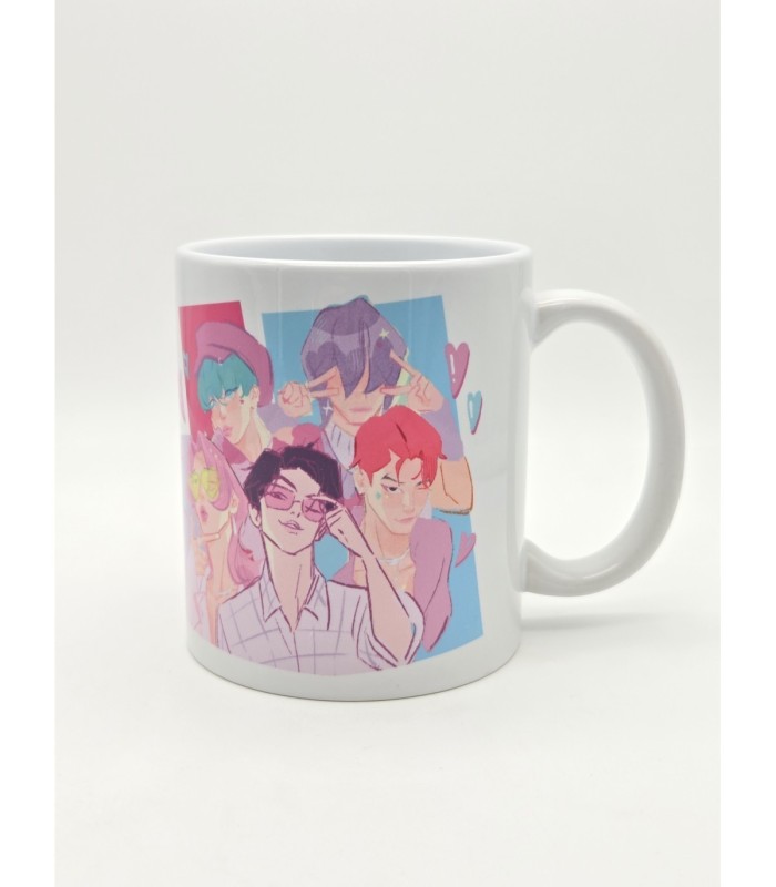 CERAMIC SB MUG 11 OZ IN BOX KPOP SAJA BOYS