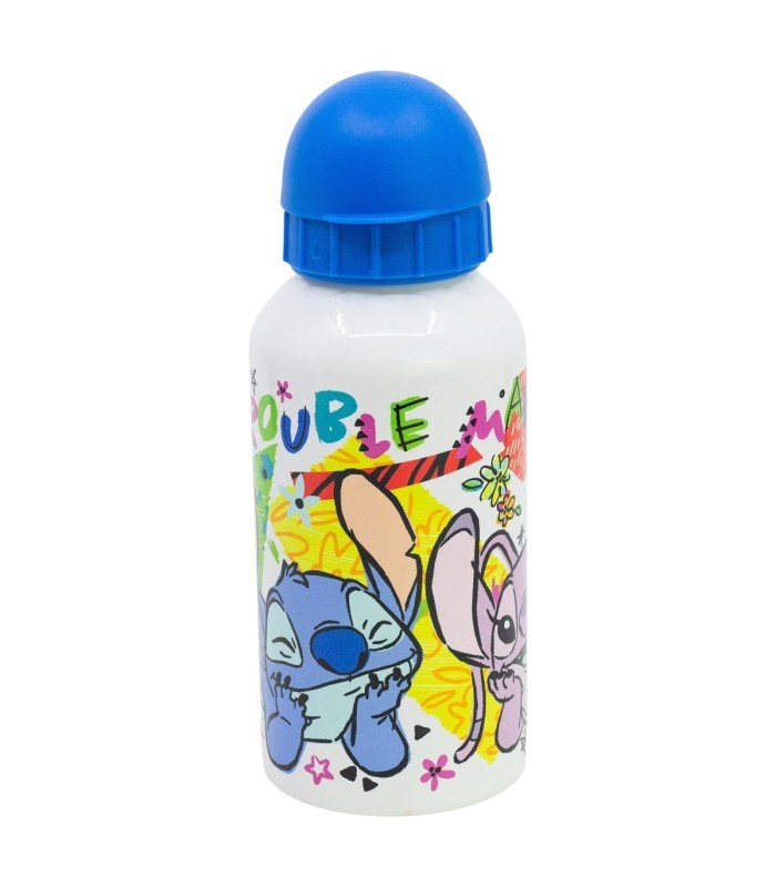 ALUMINIUM SB BOTTLE 400 ML STITCH TROUBLEMAKER