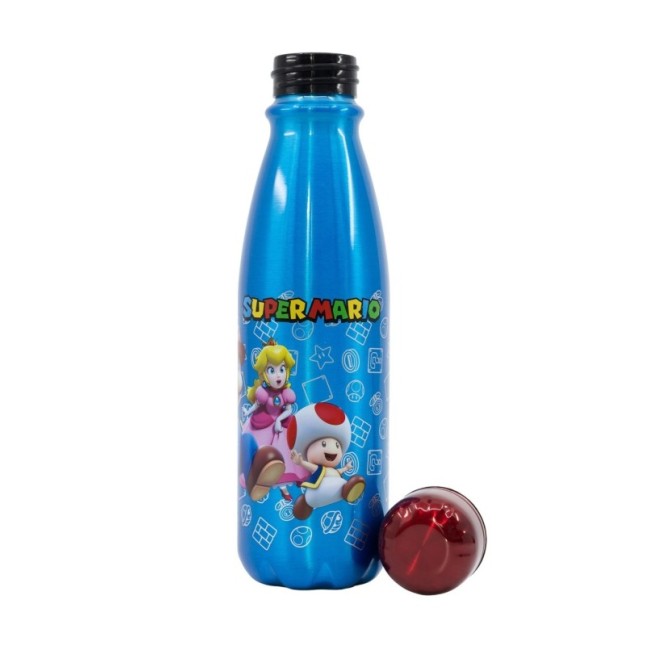 DAILY ALUMINIUM BOTTLE 600 ML SUPER MARIO