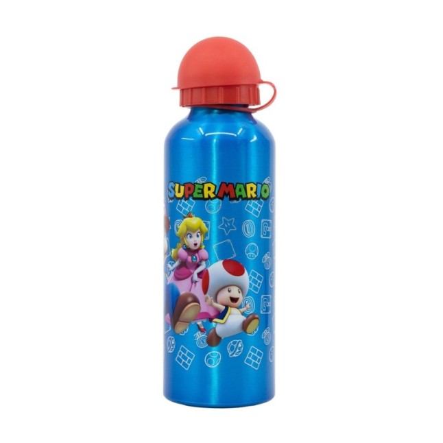 HIGH ALUMINIUM BOTTLE 530 ML SUPER MARIO
