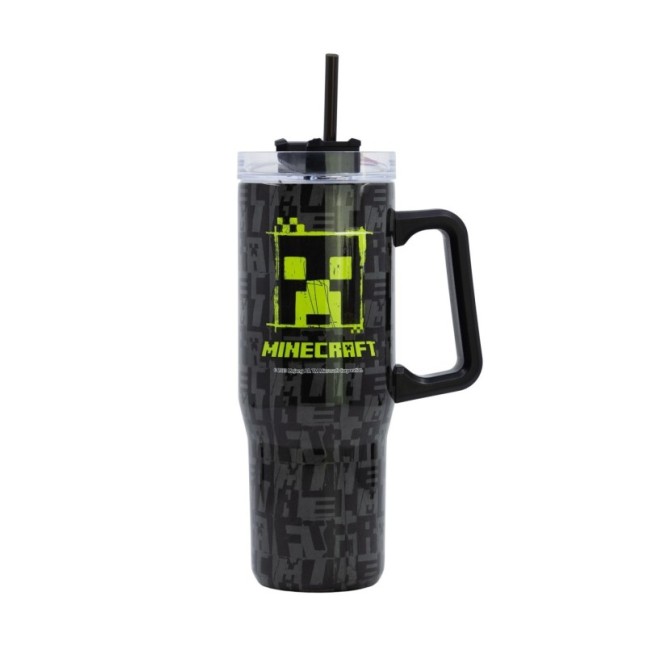 DW INSULATED STAINLESS STEEL XL RAMBLER MUG 940 ML MINECRAFT SQUARED PATTERN