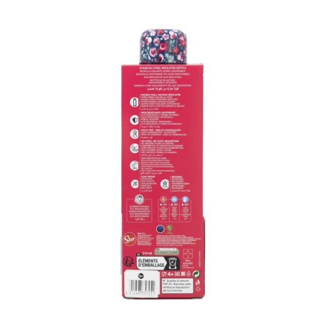 INSULATED STAINLESS STEEL BOTTLE 515 ML MINNIE MOUSE GARDENING