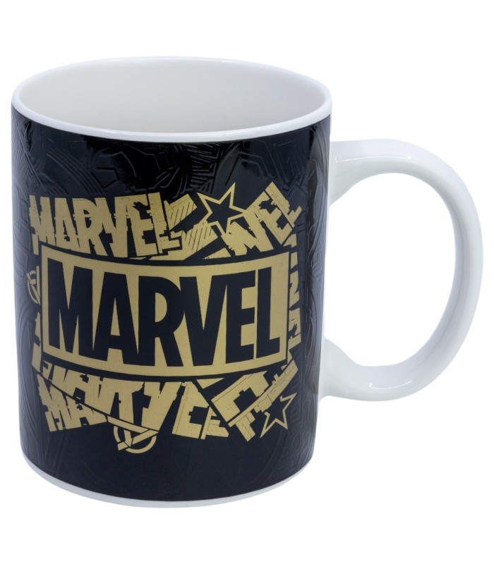 CERAMIC CHANGING COLOR MUG 11 OZ IN GIFT BOX MARVEL GOLDEN TREASURE
