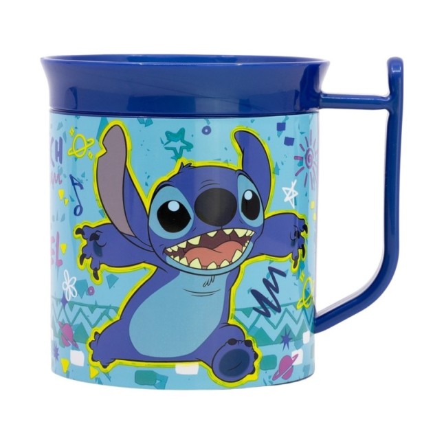 EASY HOLD MICRO MUG 400 ML STITCH DRAWING