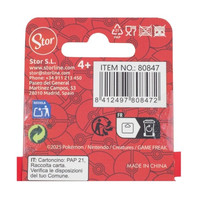 4 ZIPPER BAGS SET POKEMON BLUE TEAM