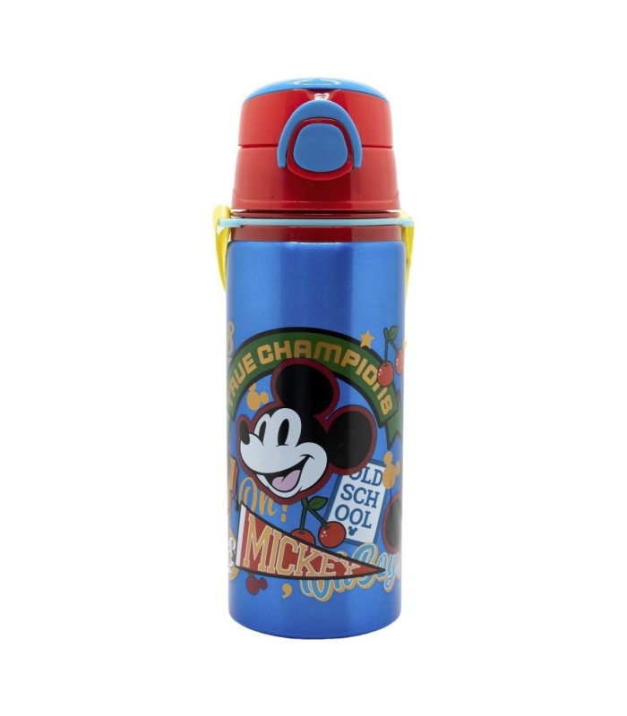 ALUMINIUM POP UP BOTTLE WITH STRAP 730 ML MICKEY TRUE CHAMPIONS