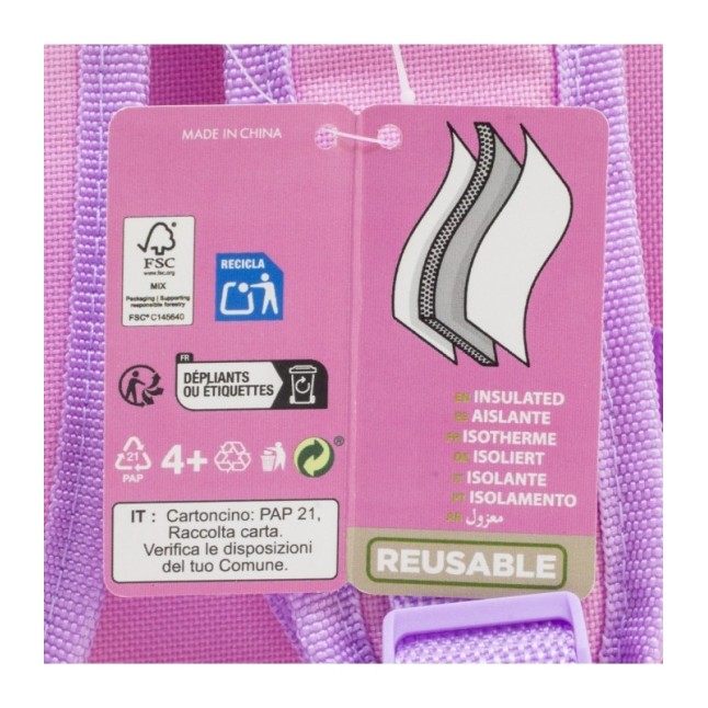 INSULATED LUNCH BAG WITH STRAPS HELLO KITTY