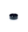 BLACK ROUND MELAMINE ASHTRAY (105X33 MM.)