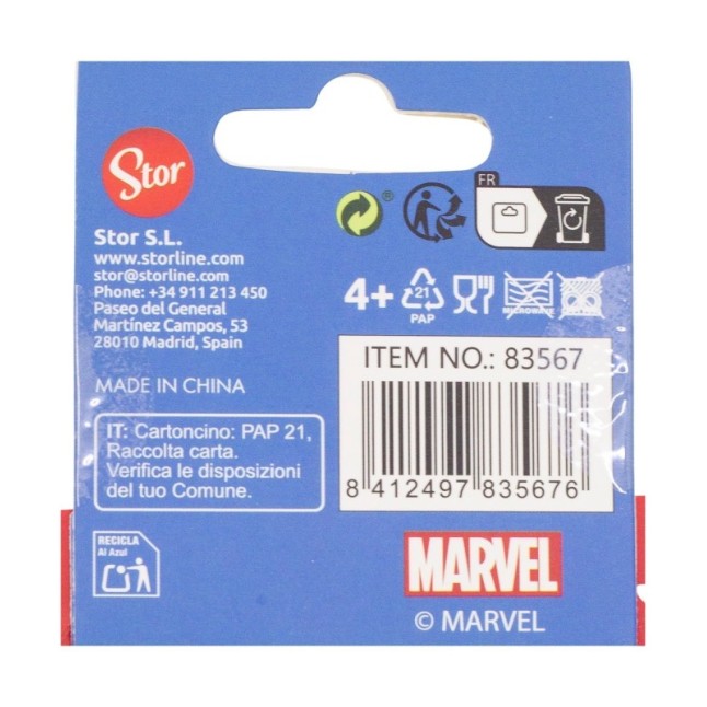 4 ZIPPER BAGS SET SPIDERMAN MOVING TARGET