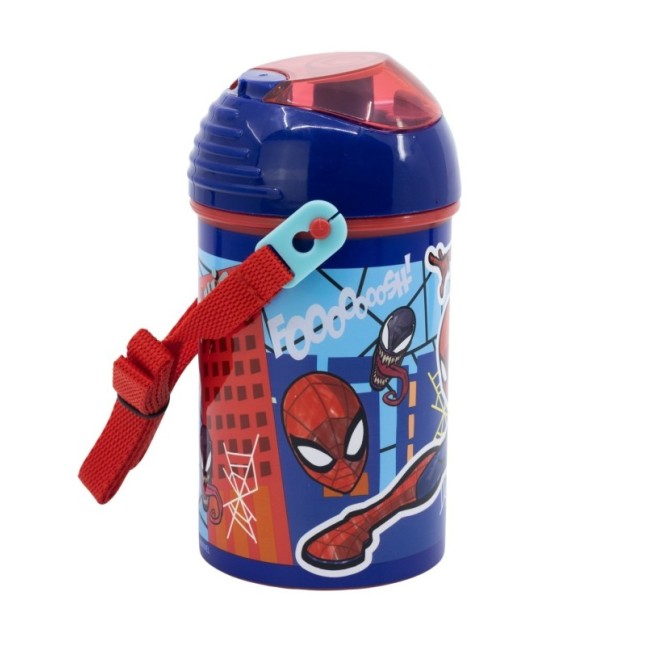 POP UP CANTEEN 450 ML SPIDERMAN MOB RULES