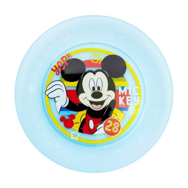 JOY 4 PCS PP PLATE SET MICKEY