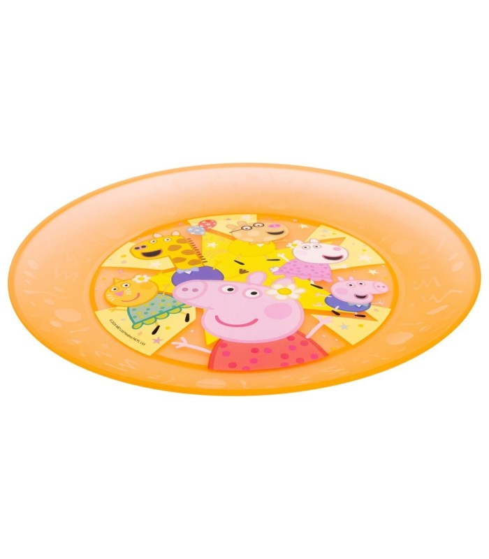 JOY 4 PCS PP PLATE SET PEPPA PIG
