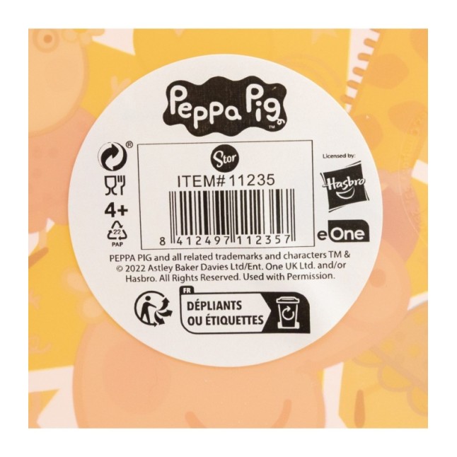 JOY 4 PCS PP PLATE SET PEPPA PIG