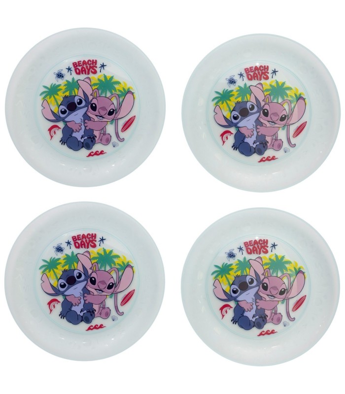 JOY 4 PCS PP PLATE SET STITCH