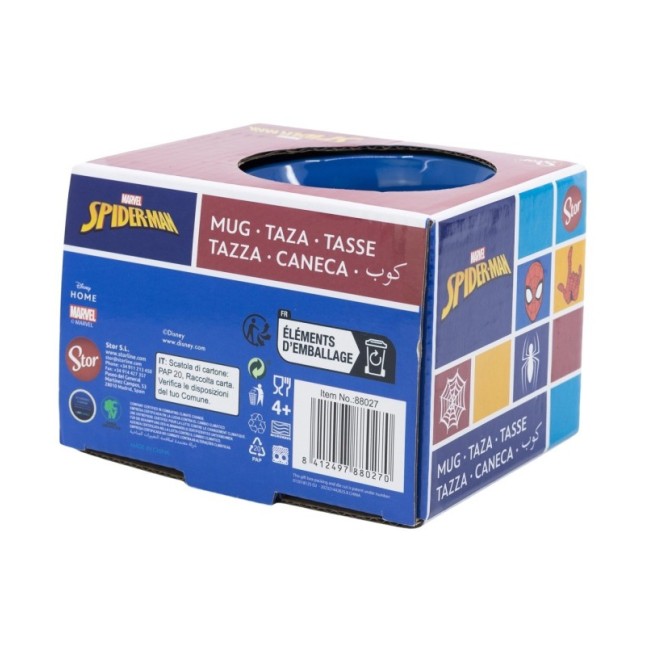 FULL DECO CERAMIC MUG 12 OZ IN GIFT BOX  SPIDERMAN