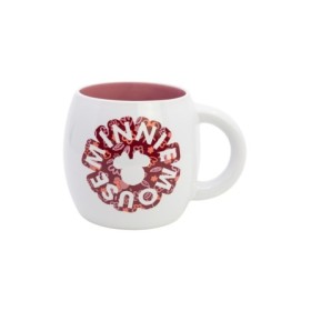 CERAMIC GLOBE MUG 13 OZ IN GIFT BOX MINNIE MOUSE CHERRYLICIOUS