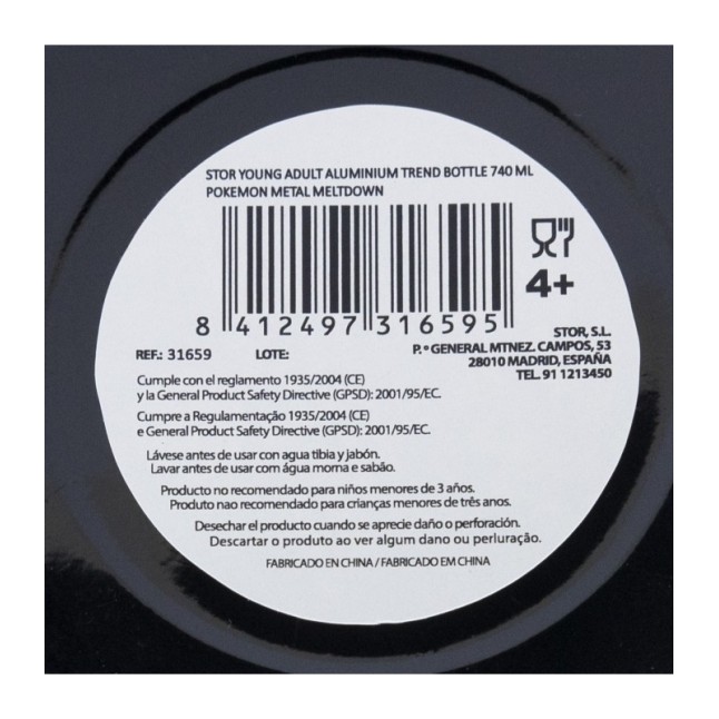 ALUMINIUM TREND BOTTLE 740 ML POKEMON METAL MELTDOWN