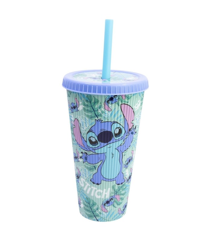 GROOVED PP STRAW TUMBLER 790 ML STITCH ALOHA