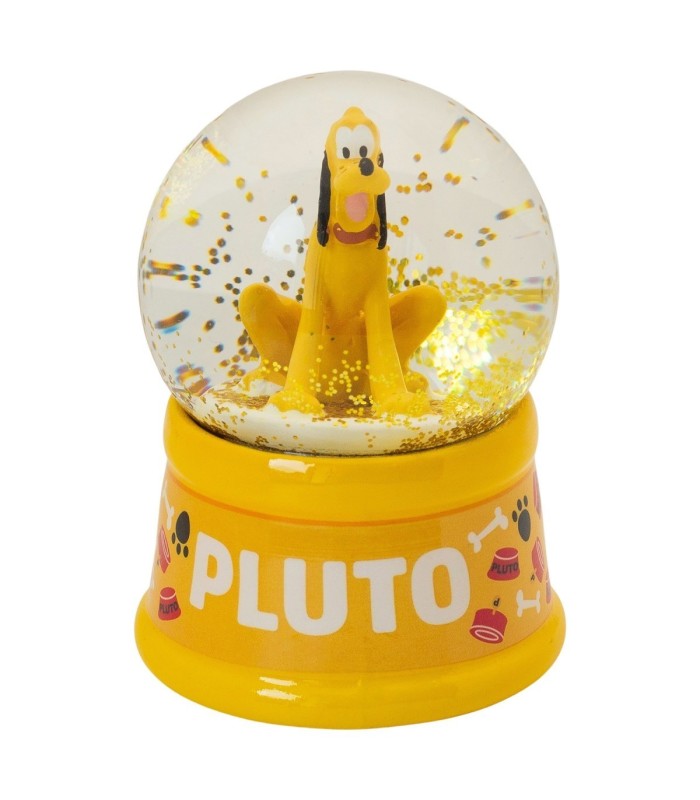 GLASS SNOW GLOBE PLUTO EN ESTUCHE