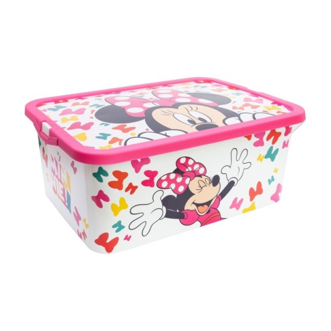 STORAGE CLICK BOX 13 L MINNIE EDGY BOWS