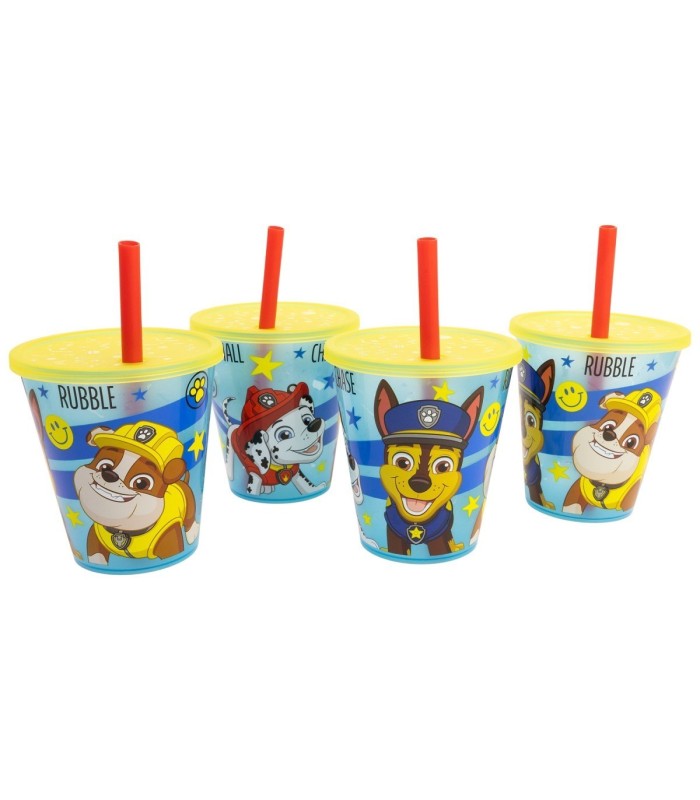 JOY 4 PCS SPORT TUMBLER SET 285 ML SET PAW PATROL BOY