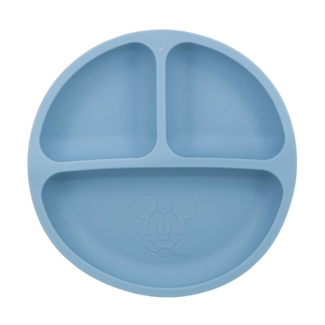 TODDLER DIVIDED SILICONE PLATE MICKEY MOUSE