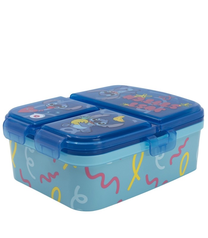 XL MULTI COMPARTMENT RECTANGULAR SANDWICH BOX STITCH PALMS