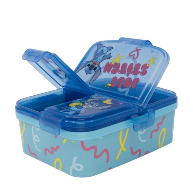 XL MULTI COMPARTMENT RECTANGULAR SANDWICH BOX STITCH PALMS