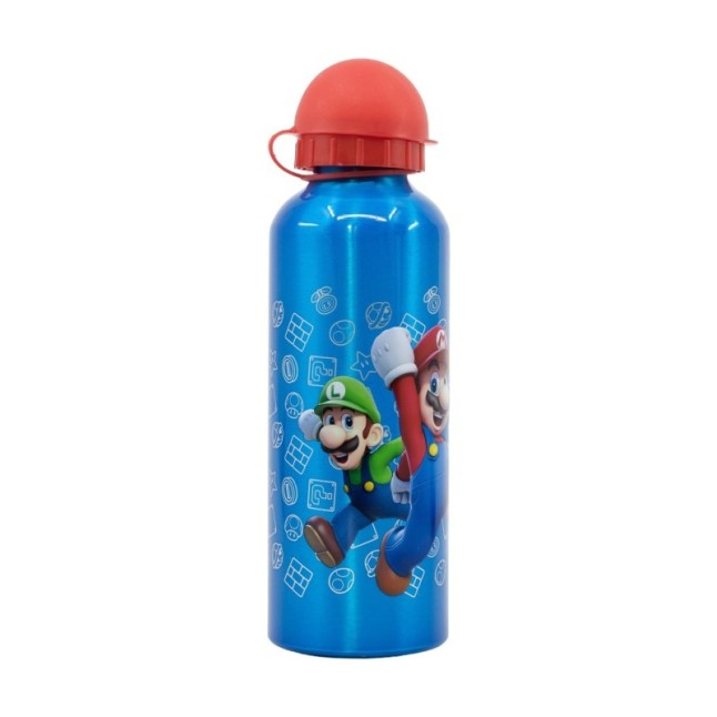 HIGH ALUMINIUM BOTTLE 530 ML SUPER MARIO