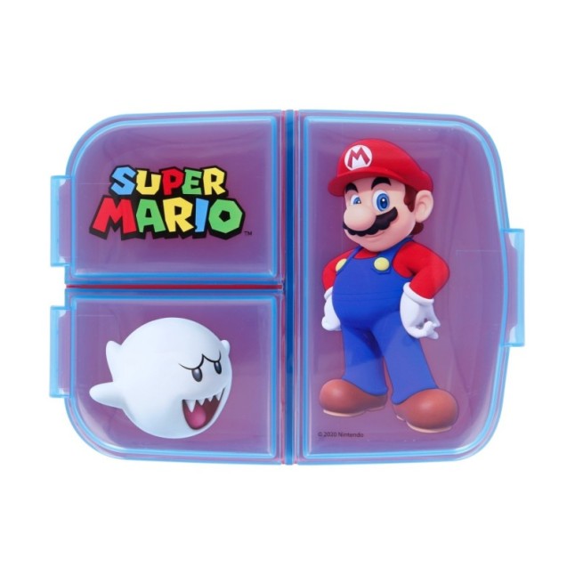 MULTI COMPARTMENT SANDWICH BOX SUPER MARIO BOX