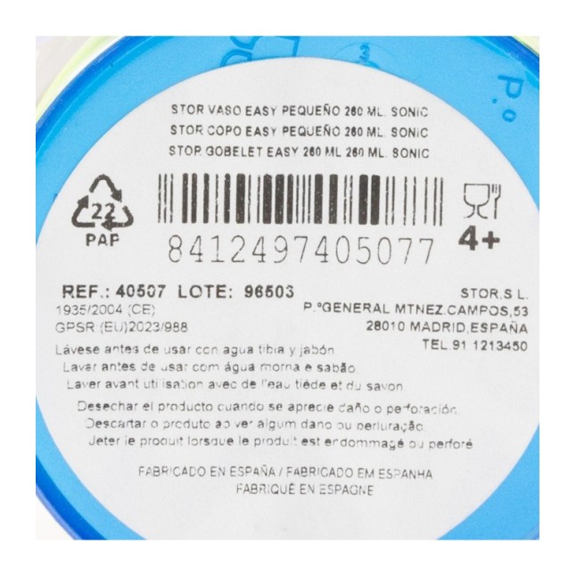 EASY PP TUMBLER 260 ML SONIC