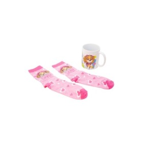 SOCKS AND CERAMIC MUG 11 OZ SET PAW PATROL GIRL GO SKYE