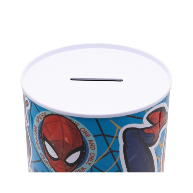 METALLIC MONEY BANK SPIDERMAN MOB RULES