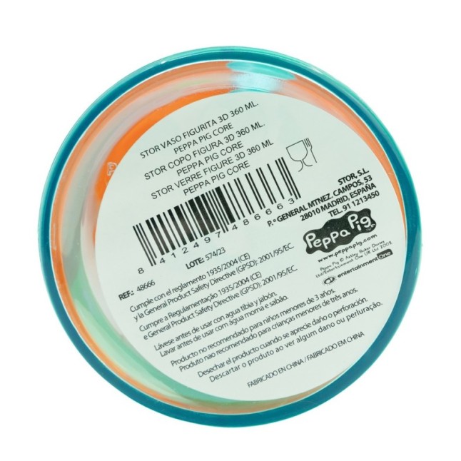 3D FIGURINE TUMBLER 360 ML PEPPA PIG CORE